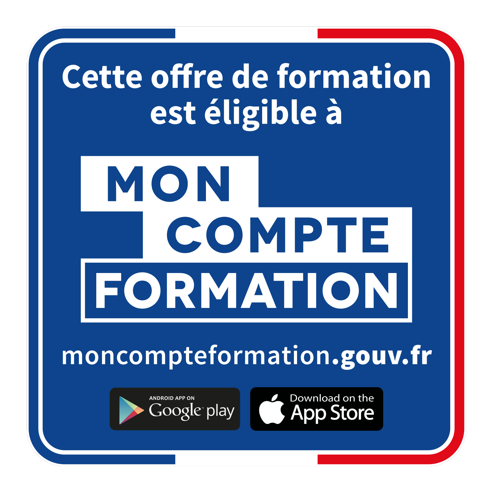 Cette offre de formation est éligible à Mon Compte Formation – moncompteformation.gouv.fr