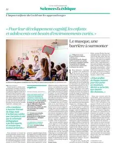 Tearsheet La Croix : photographie de Anna Kurth, stagiaire Transmission promo 2021