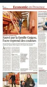 Tearsheet La Provence : photographie de Anne-Sophie Nival, stagiaire Transmission promo 2023