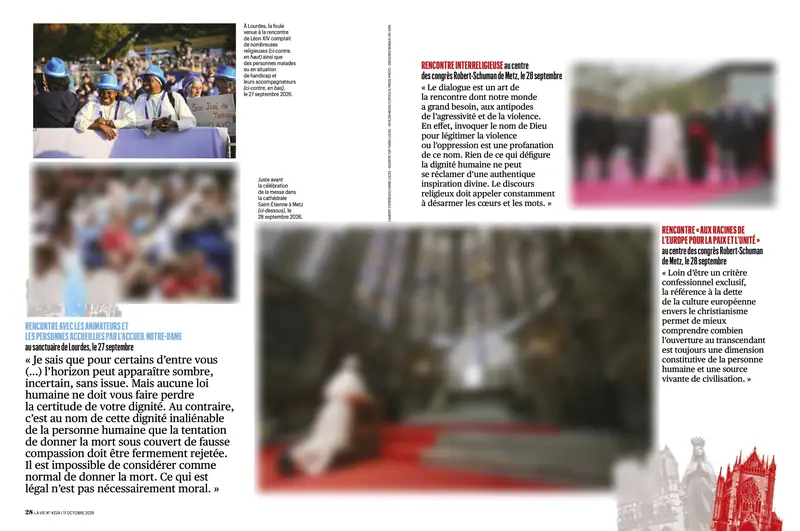 Tearsheet La Vie : photographie de Laurent Estreboou, stagiaire Transmission promo 2025