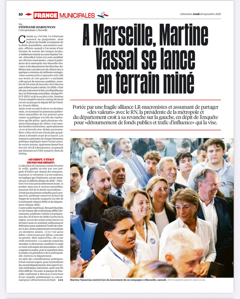 Tearsheet Libération : photographie de Marine Danaux, stagiaire Transmission promo 2022