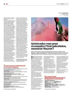 Tearsheet Libération : photographie de Matthieu Delaty, stagiaire Transmission promo 2024
