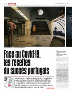 Tearsheet Libération : photographie de Sabri Benalycherif, stagiaire Transmission promo 2021