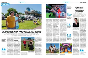 Tearsheet Le Parisien : photographie de Sophie Libermann, stagiaire Transmission promo 2021